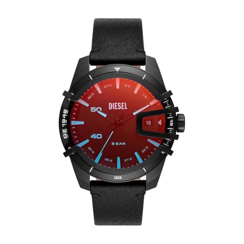 Detalle de Diesel DZ1948 Caged reloj 46 mm, tres manecillas