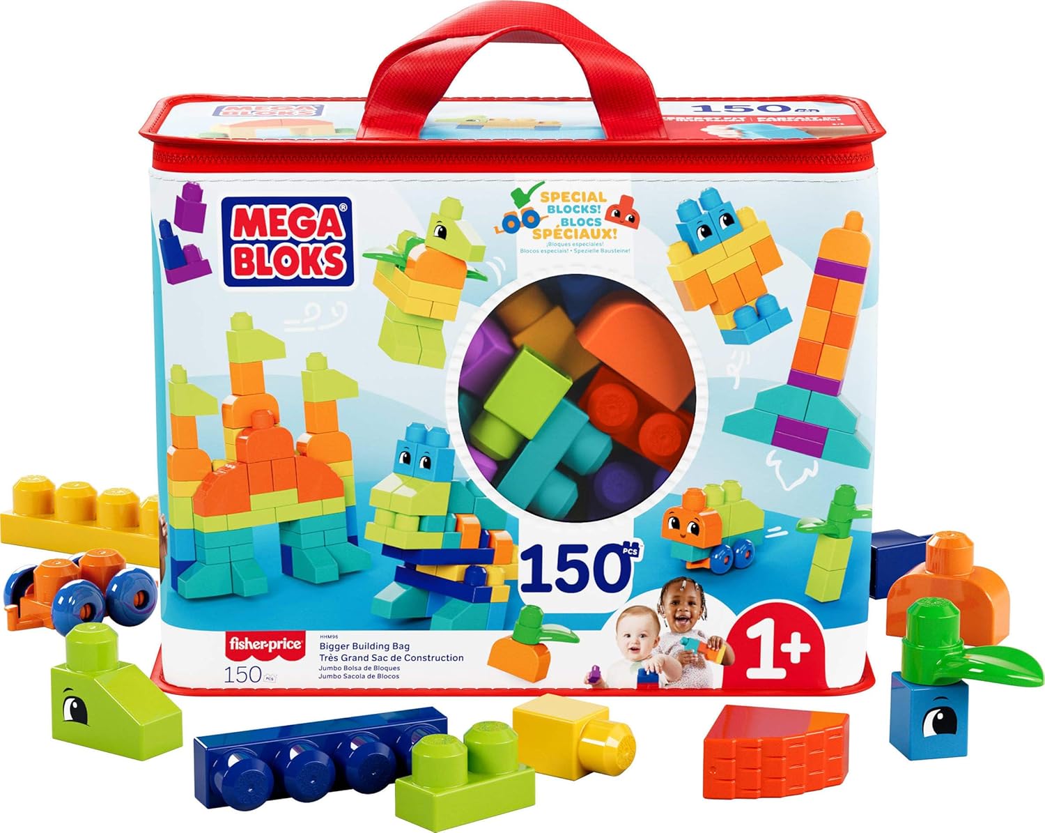 Mega Bloks Sacca Eco Grande 150 pezzi