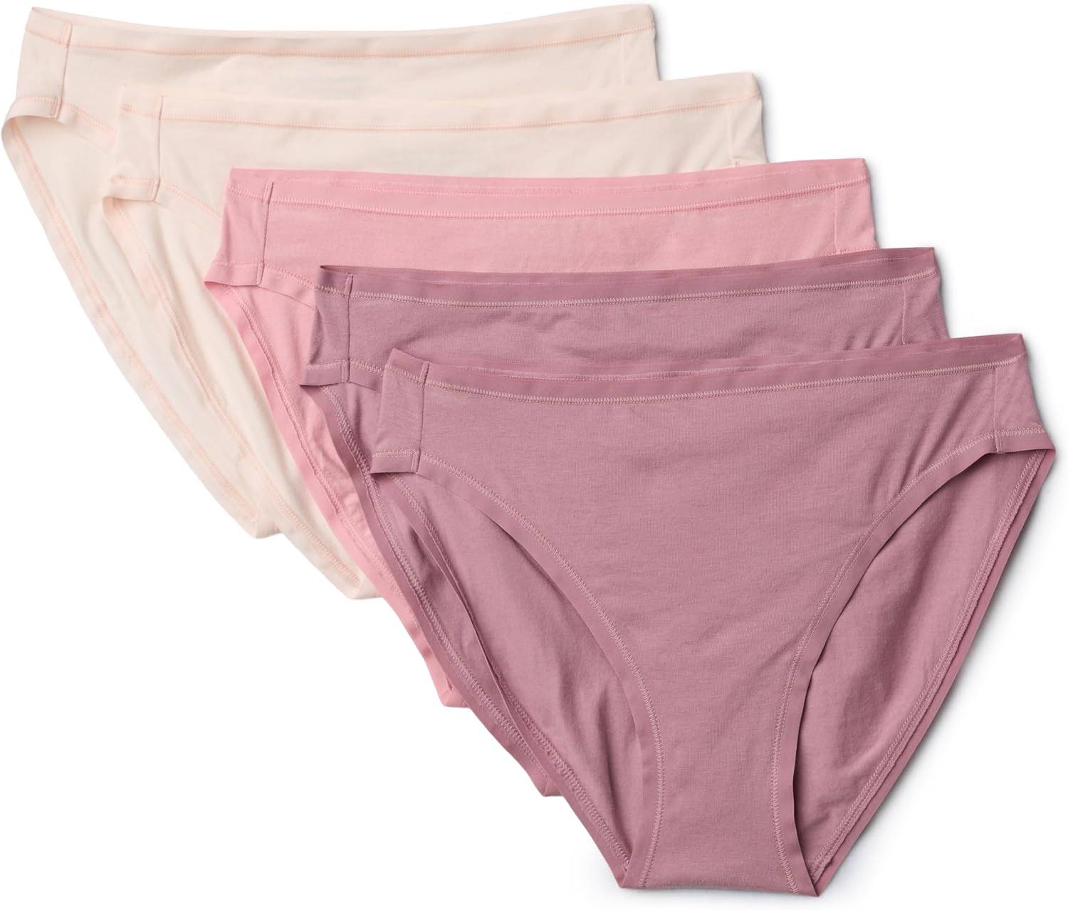 Thumbnail 4 de Damen Slip aus Baumwolle von Amazon Essentials – hoher Beinausschnitt, atmungsaktiv (auch in Übergröße)