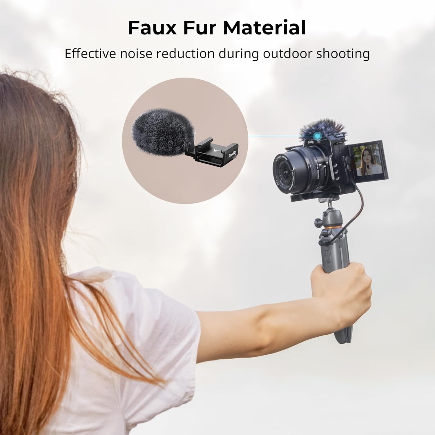 Thumbnail 6 de SmallRig Cold Shoe Adaptateur avec Pare-Brise – pour Sony ZV-E10 et ZV-1 (3526)
