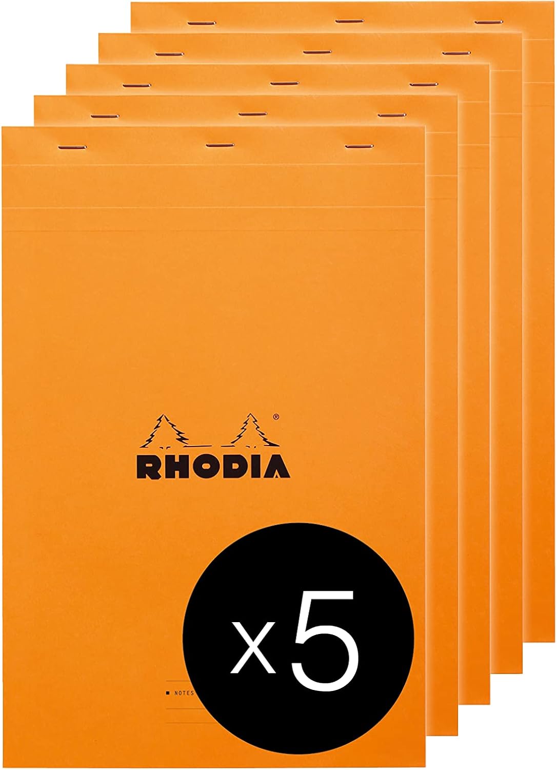 Thumbnail 6 de RHODIA 164009Cpack Bloc-Notes Agrafé Meeting N°16 Black - A5 (Lot de 10 blocs)