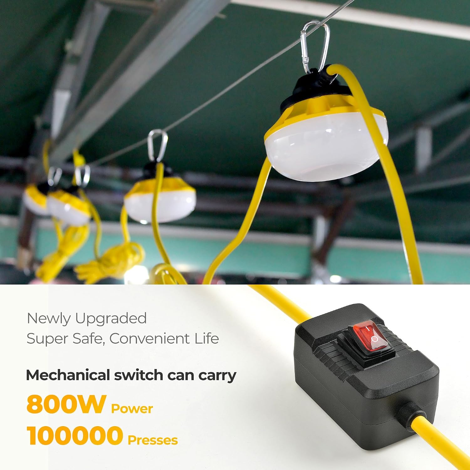 Detalle 2 de HYANGLUX 100ft Switch LED String Lights 100W