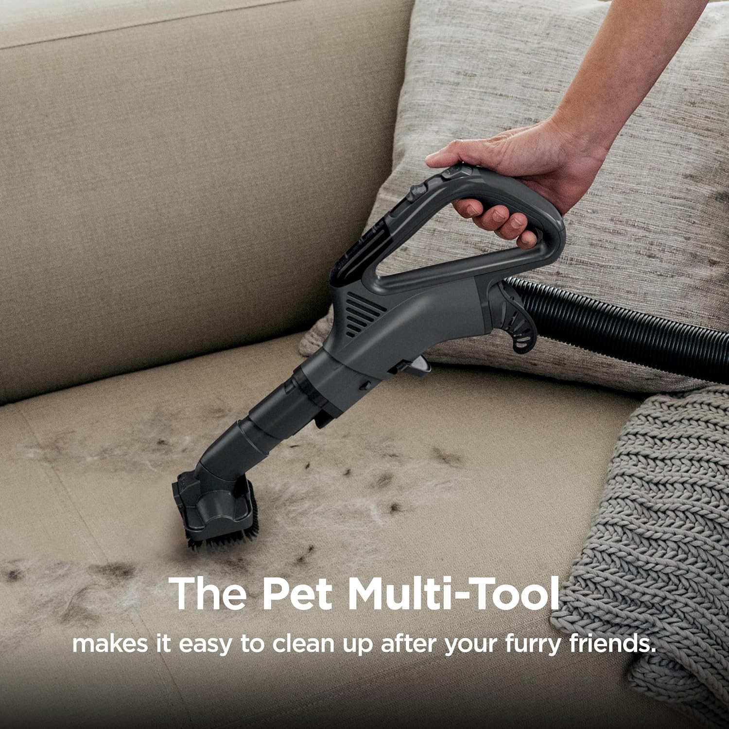 Detalle de Shark Vertex AZ2001AMZ Upright Vacuum with DuoClean PowerFins, Powered Lift-Away, and Self-Cleaning Brushroll