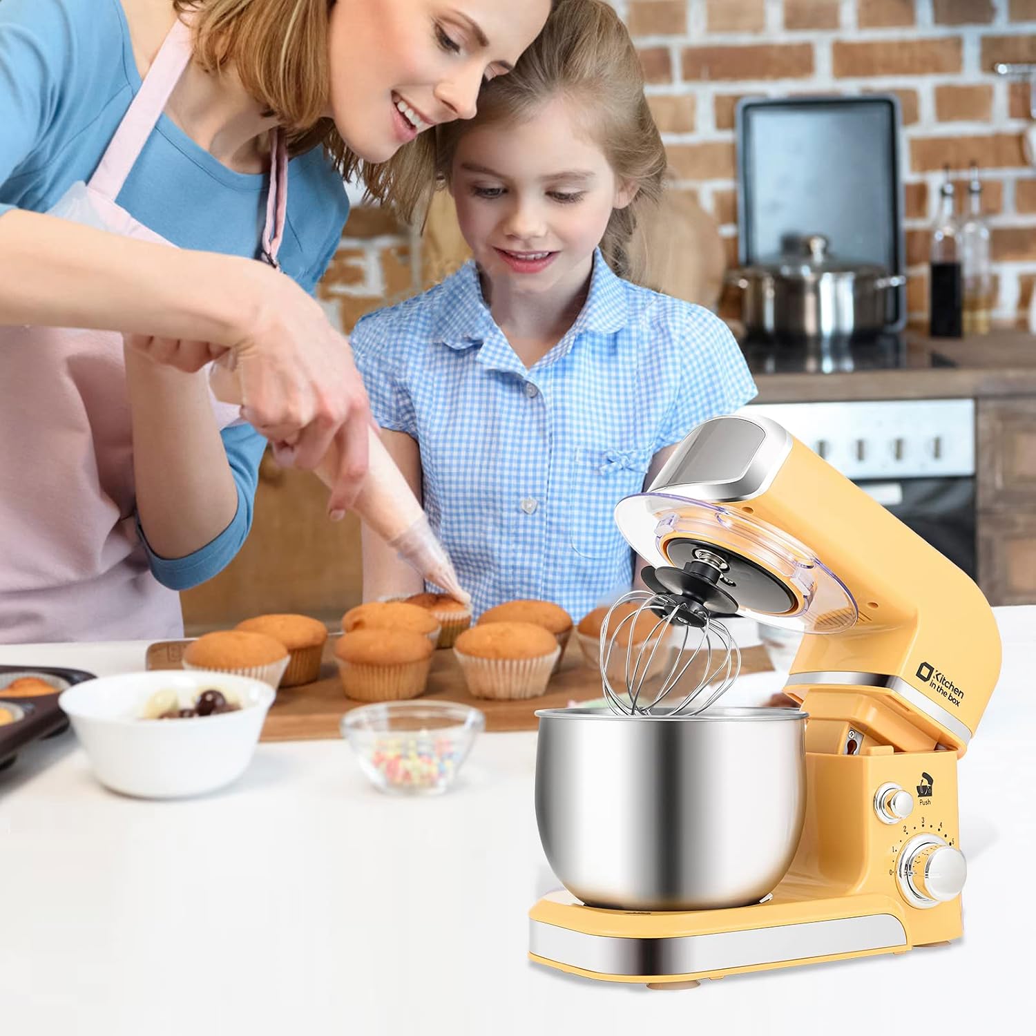 Thumbnail 5 de Kitchen in the box Stand Mixer 3.2 Qt — 6-speed 🍽