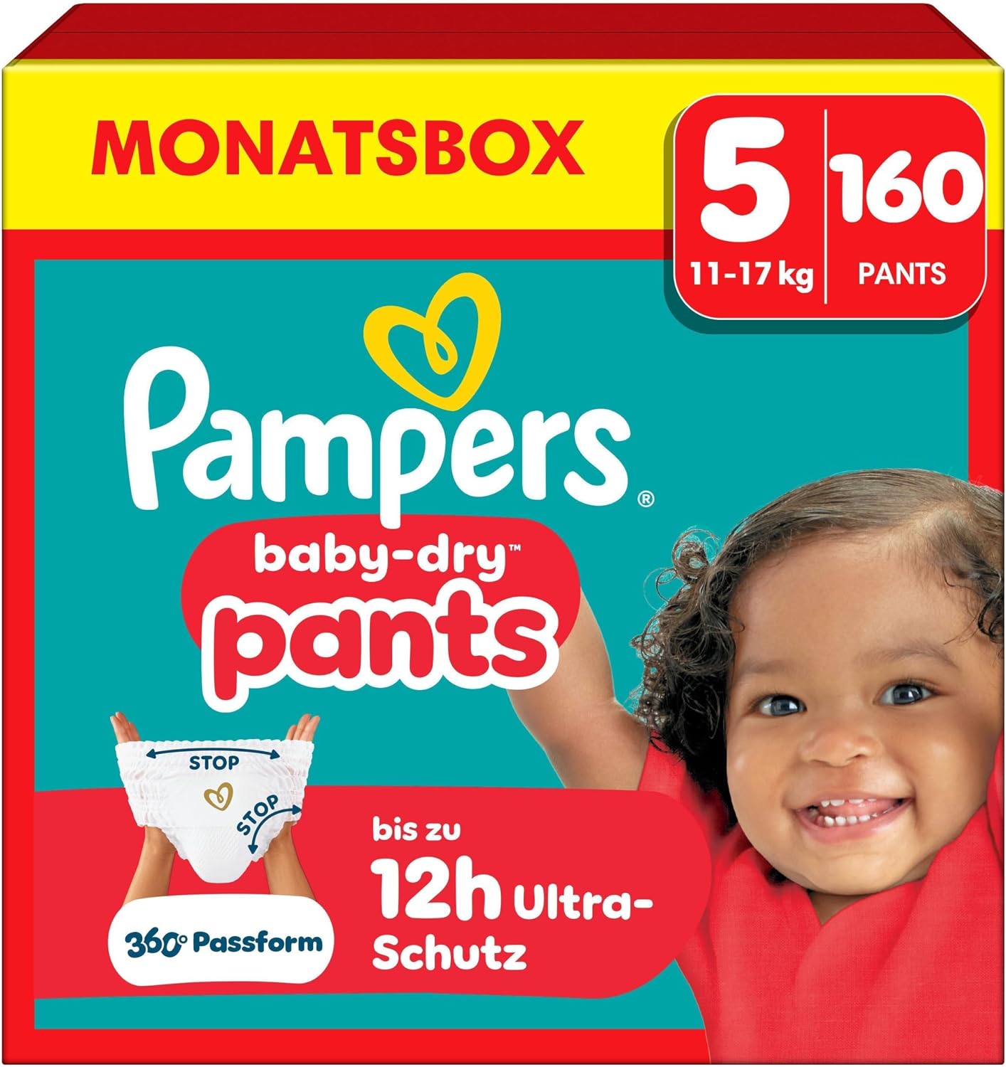 Detalle de Pampers Baby‑Dry Pants Größe 5, 160 👶