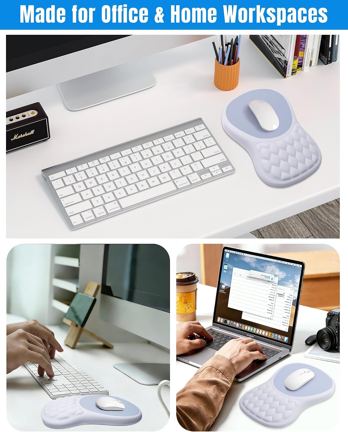 Thumbnail 5 de PVIPCZ Ergonomic Mouse Pad with Memory Foam