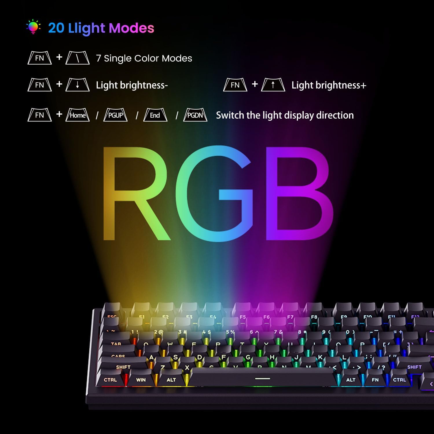 Thumbnail 4 de Akko TAC75 Rapid Trigger Wired Gaming Keyboard with Hall Effect Magnetic Switch