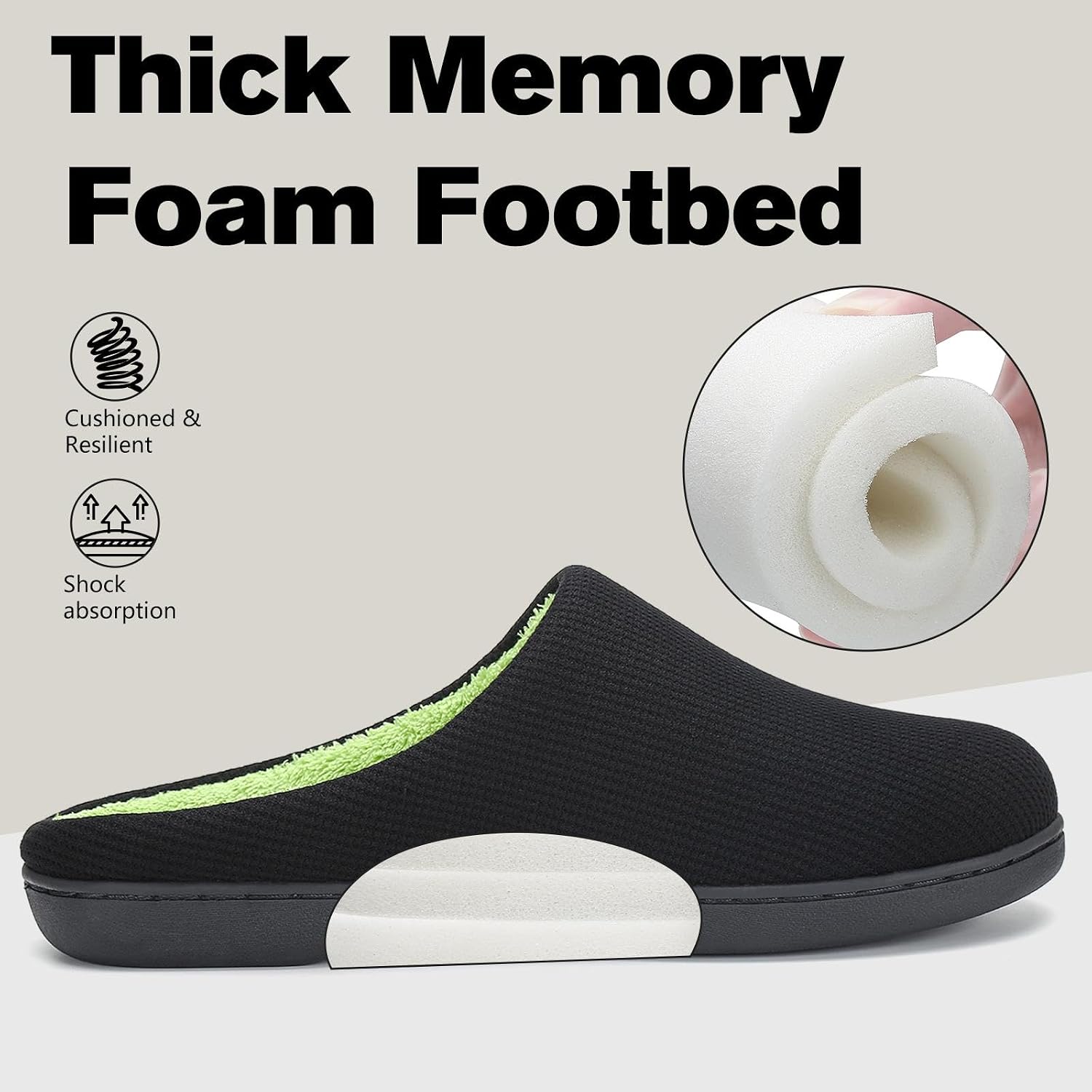 Thumbnail 4 de Mishansha Unisex Pantofole Memory Foam 36-47
