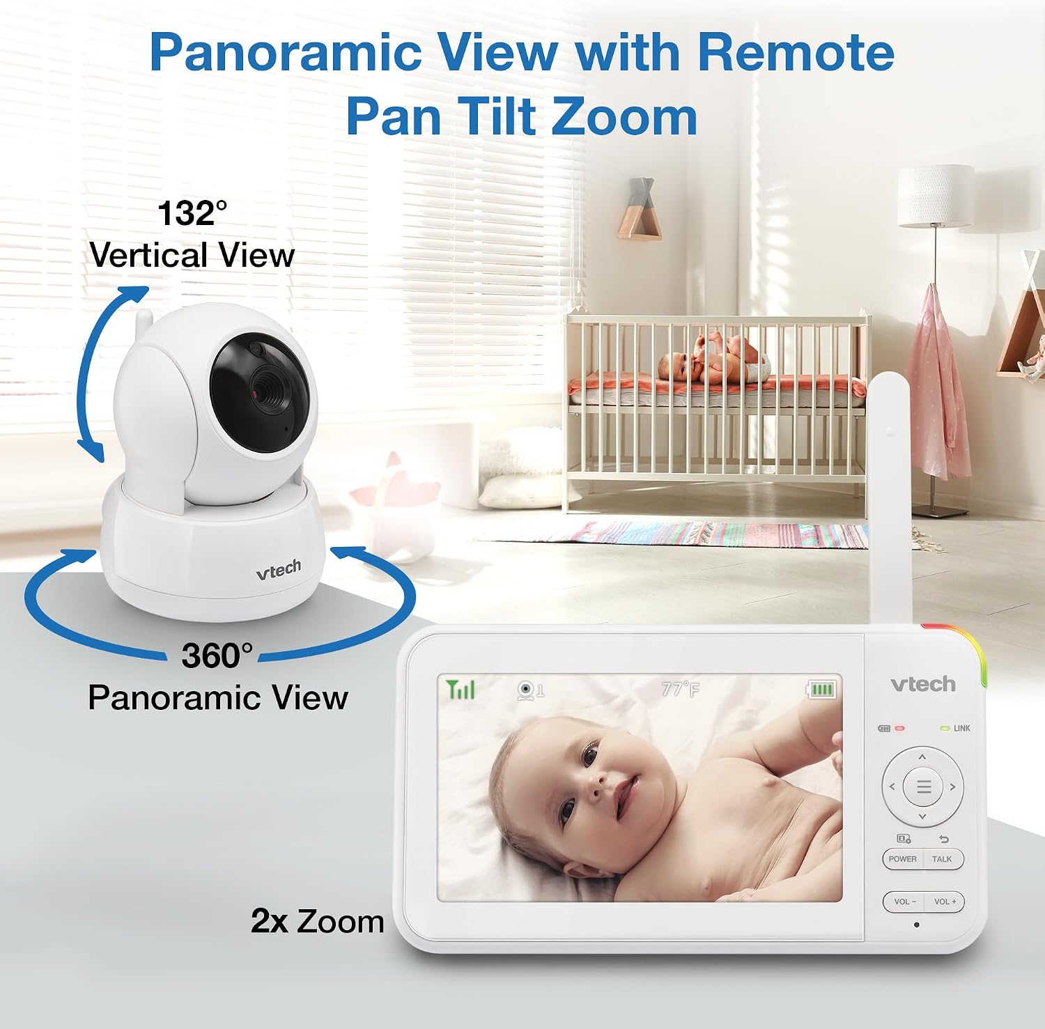 Detalle 1 de VTech Baby Monitor 5-inch Screen