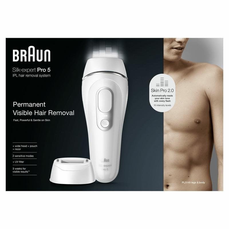 Thumbnail 2 de Braun Silk-expert Pro PL5145, depiladora IPL con sensor de piel y 10 intensidades