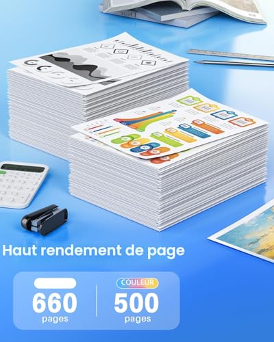 Thumbnail 2 de Skydo PG-540XL CL-541XL – Remplacement haute capacité pour Canon 540/541 (2 cartouches reconditionnées)