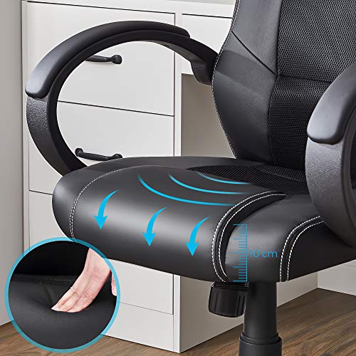 Thumbnail 6 de SONGMICS OBG56B Silla de oficina ergonómica, regulable