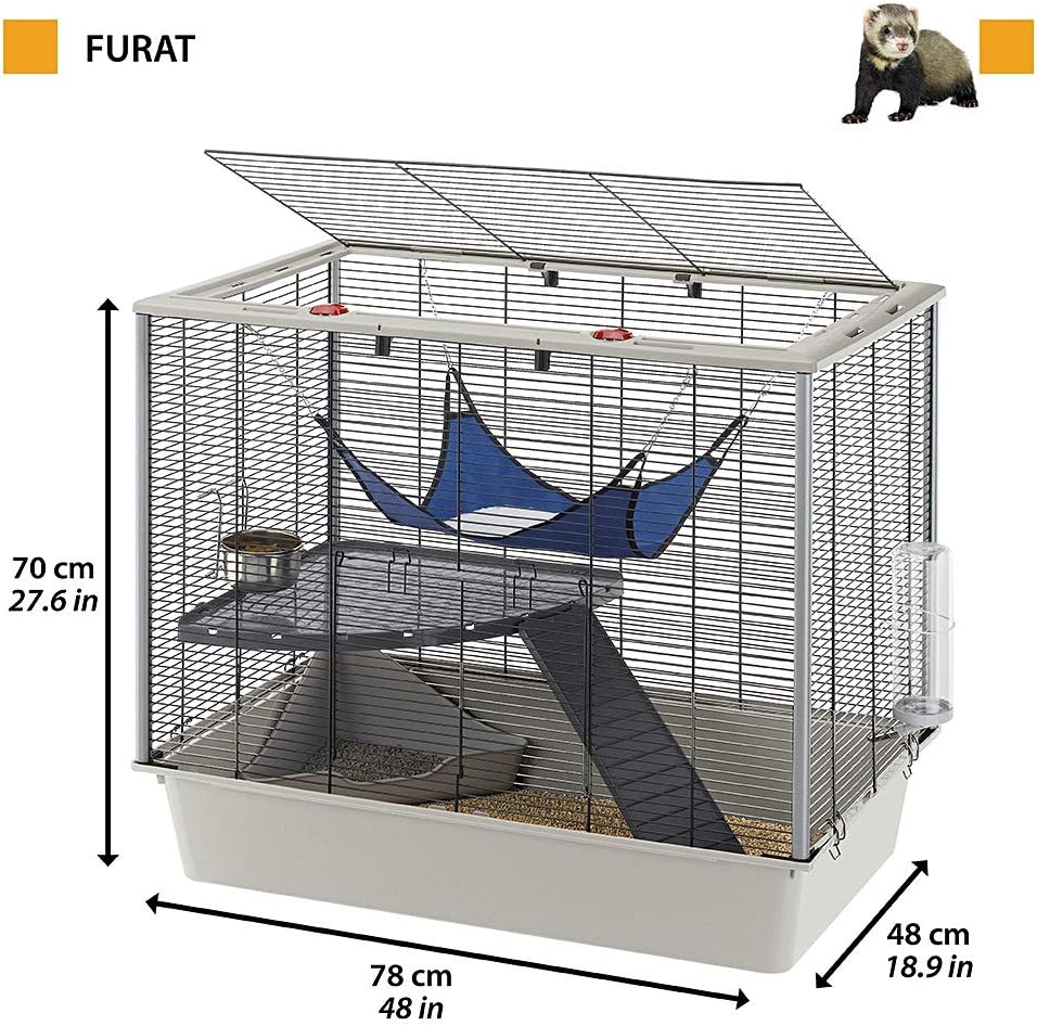 Detalle 2 de Ferplast FURAT cage pour furets 70 cm đ