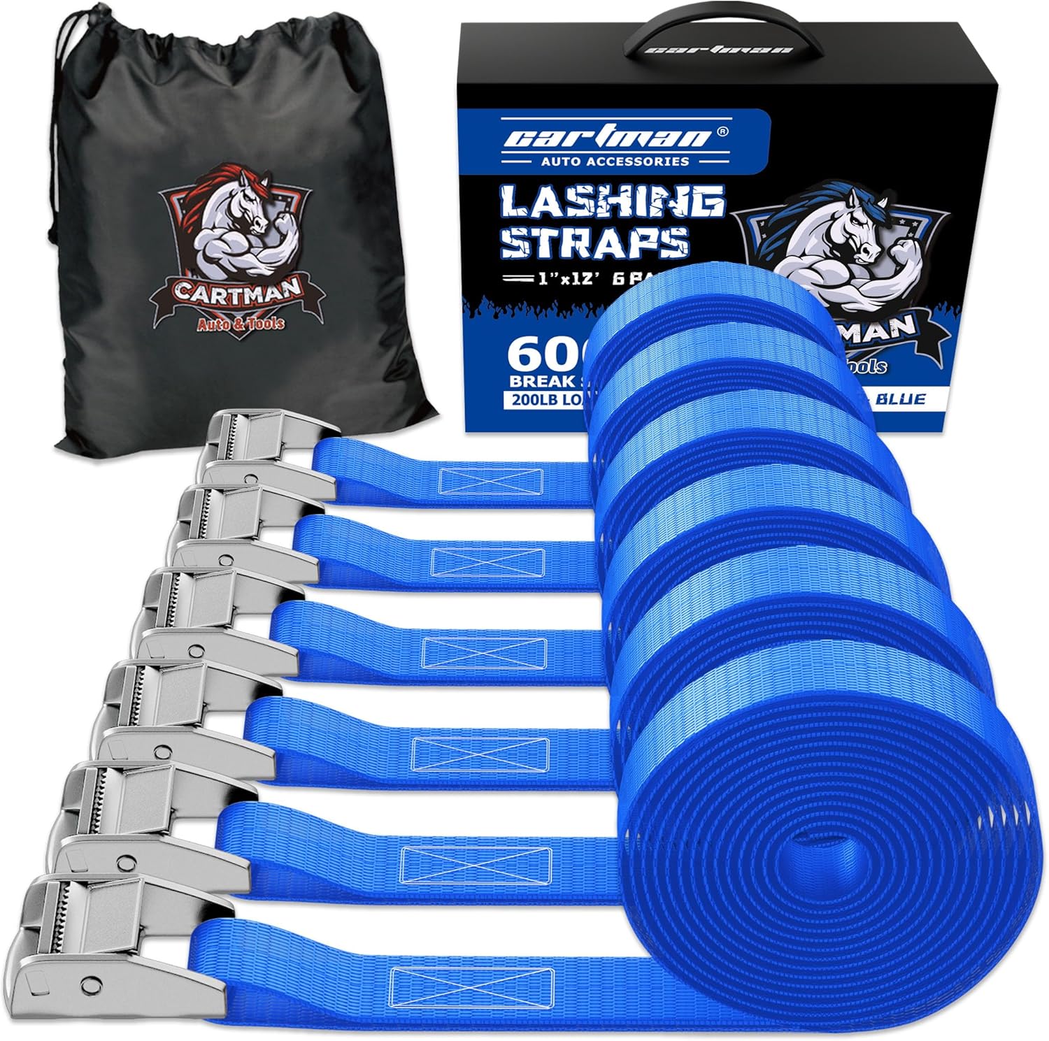 Thumbnail 6 de Cartman 1" x 12' Lashing Straps 600lb