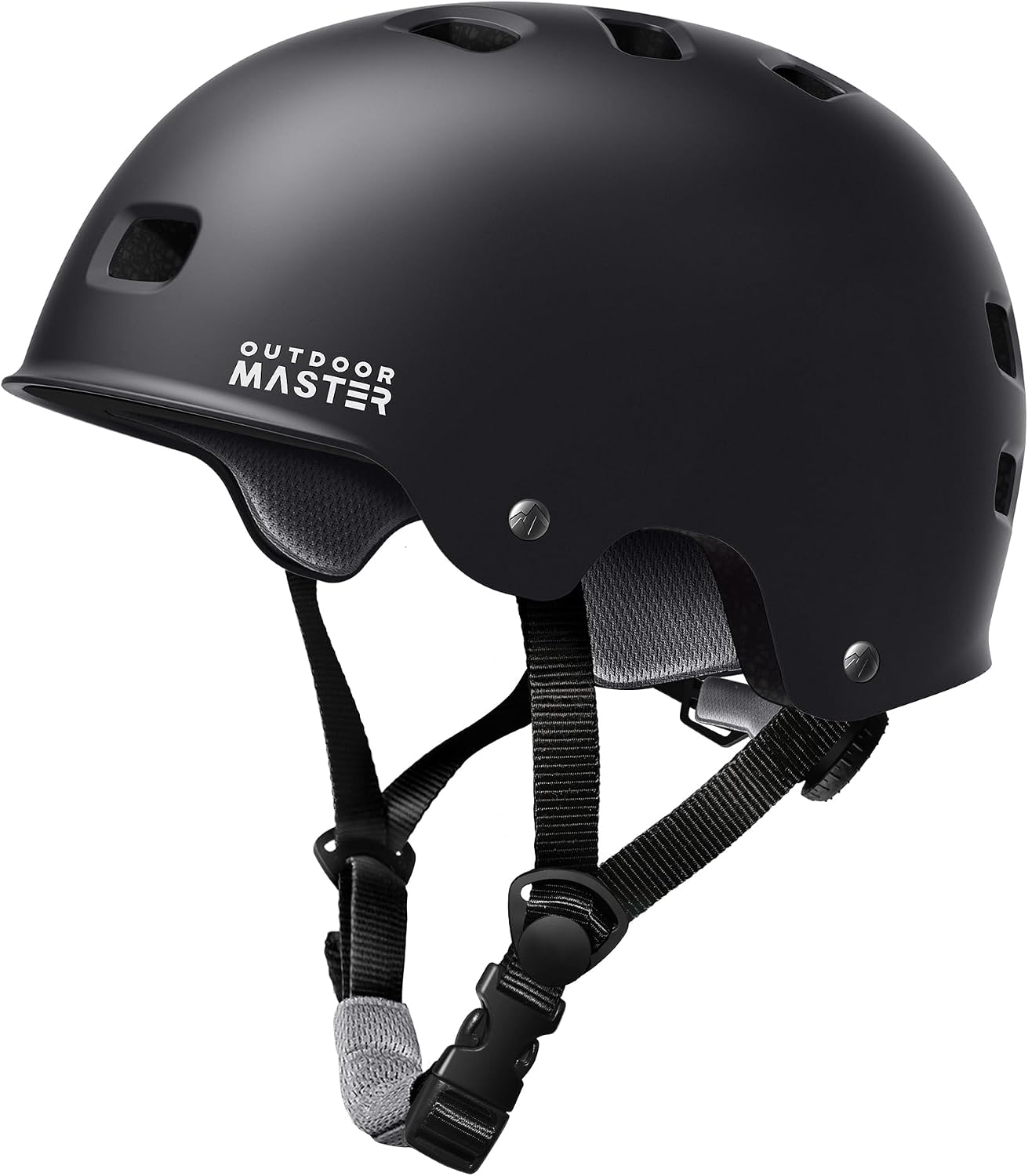 Detalle de OutdoorMaster Skateboard Cycling Helmet with Two Removable Liners