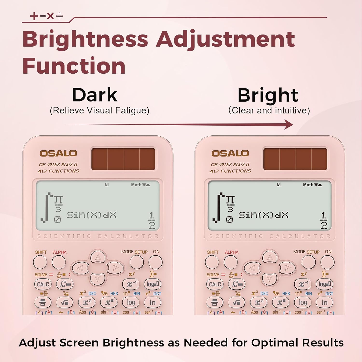 Thumbnail 6 de OSALO 417 Function Scientific Calculator