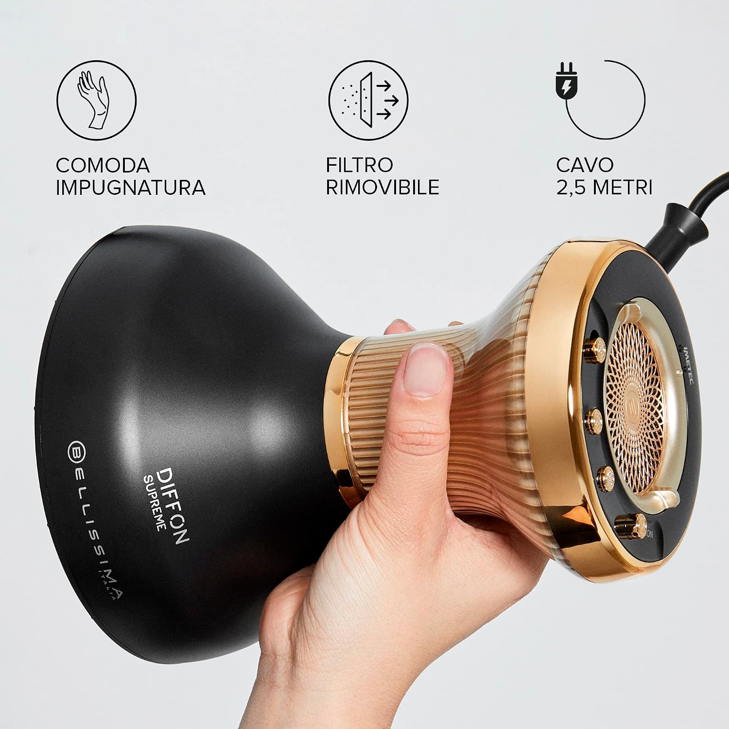 Thumbnail 5 de Bellissima Imetec Diffon Supreme – Diffusore capelli ricci
