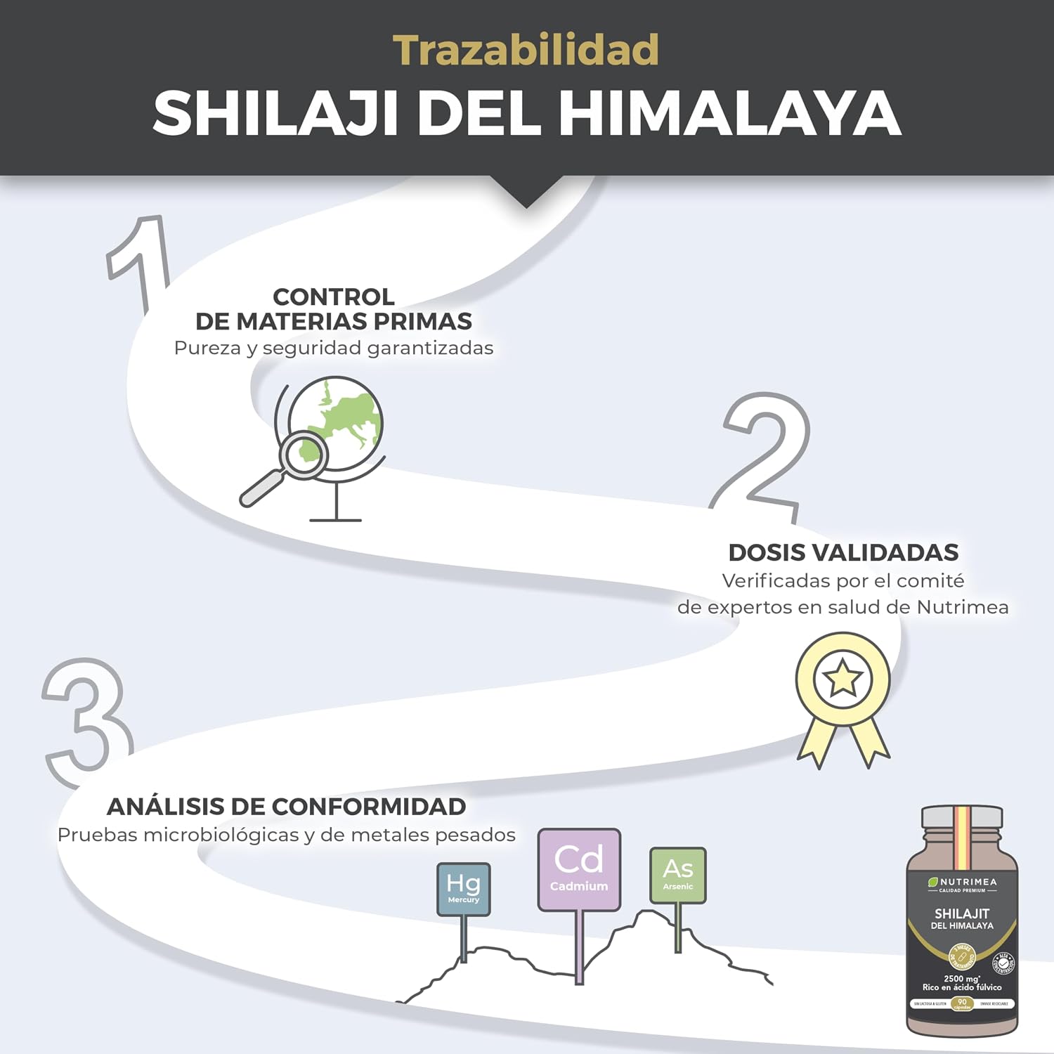 Thumbnail 4 de Nutrimea Shilajit 2500 mg cápsulas veganas