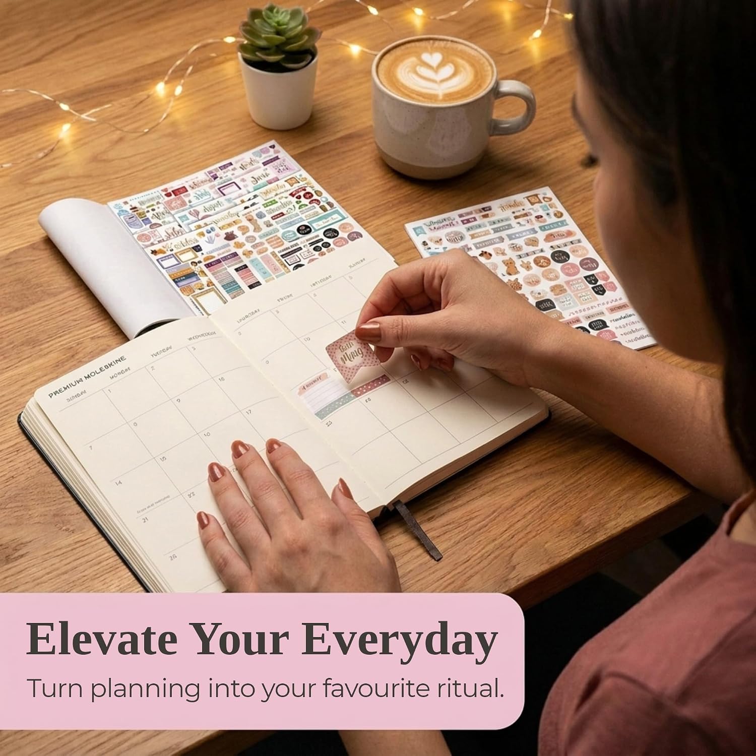 Thumbnail 6 de ZICOTO zic-stickers-16 Monthly Planner Stickers, 1,100+ Designs on 22 Sheets