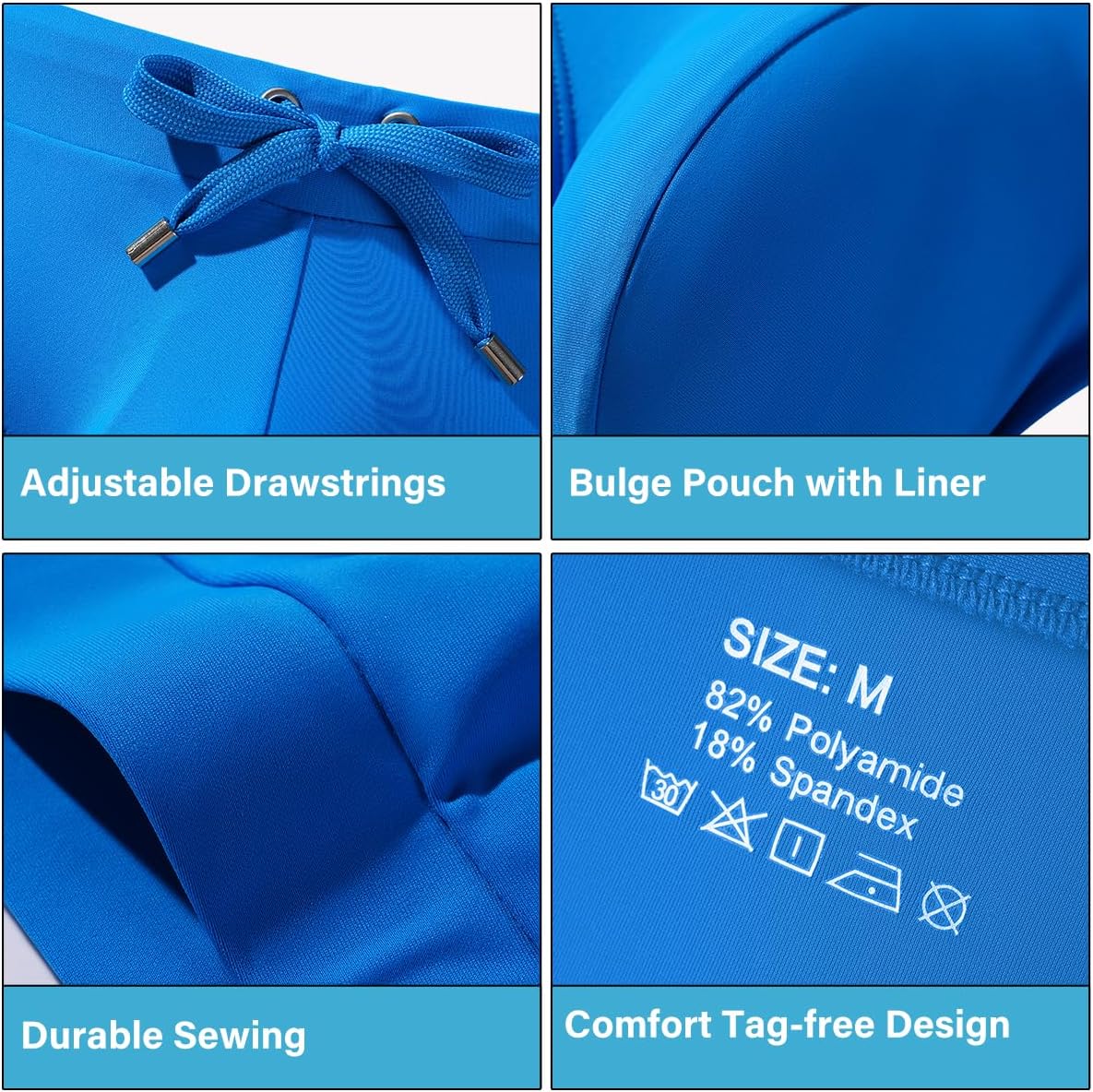 Detalle 1 de Mauro Kane swim brief 82% nylon