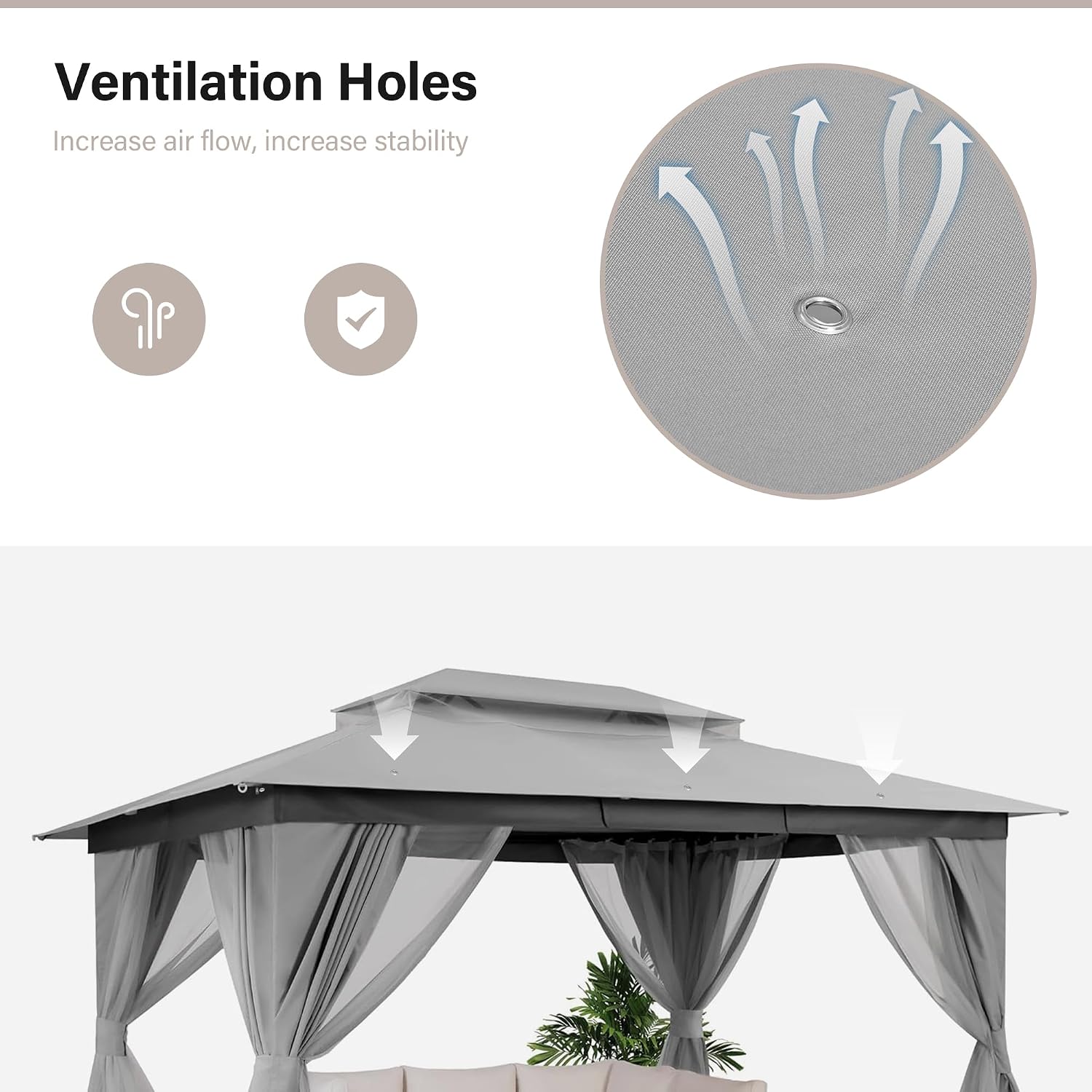 Thumbnail 3 de LAUSAINT HOME Outdoor Gazebo, 10' x 13