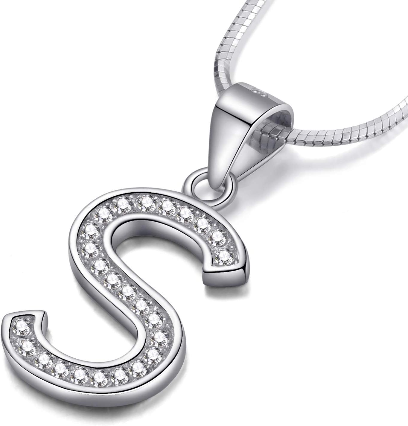 Detalle 2 de Morella Collar letra 925 Plata 45 cm