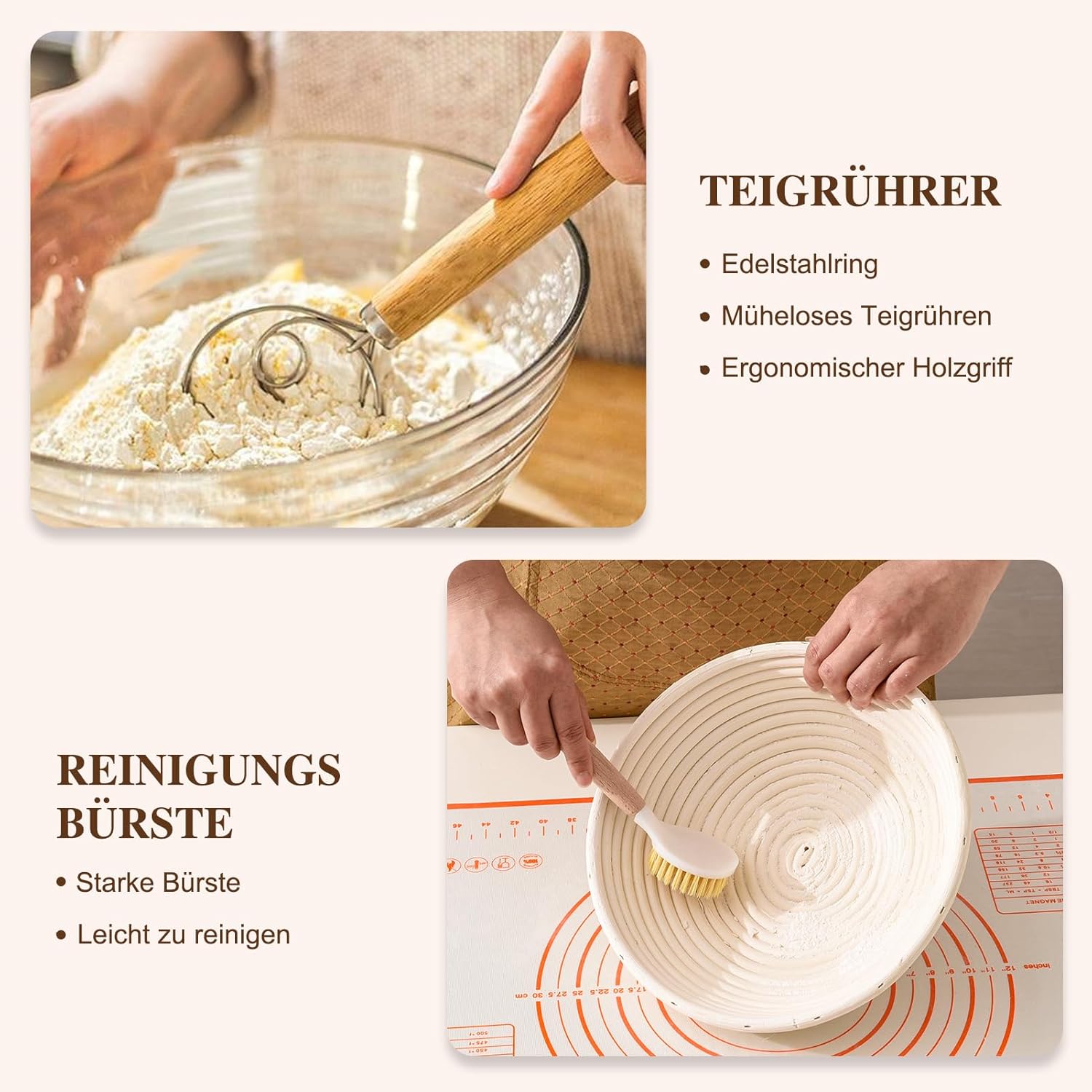 Thumbnail 3 de Clheatky Sauerteig Starter Set 11‑teilig 25 cm