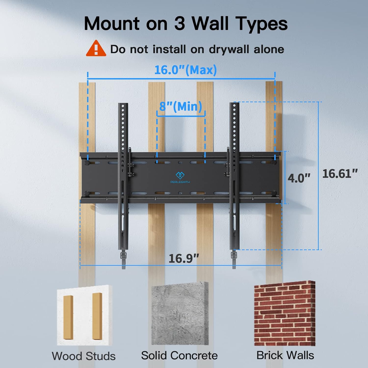 Thumbnail 6 de PERLESMITH Tilting TV Wall Mount