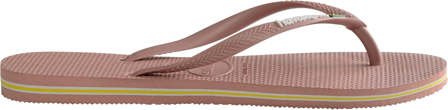 Thumbnail 1 de Havaianas Slim Brasil Logo (Mini Me) Fille Tongs – sandales enfant à l’allure iconique