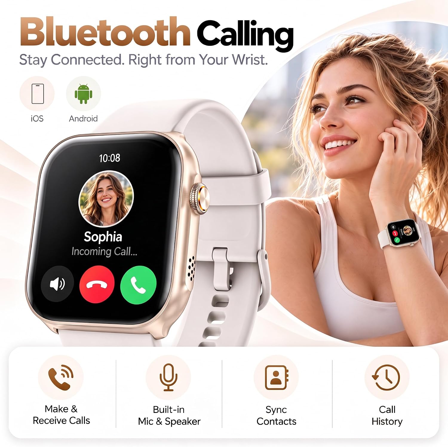 Detalle 2 de Motivaris smartwatch with 1.83-inch AMOLED screen