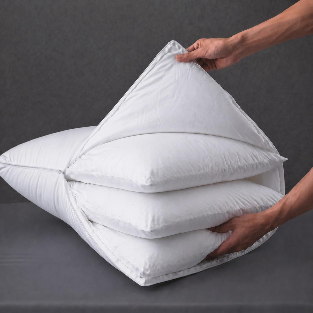 Detalle de Three Geese Adjustable Pillow, Queen Size