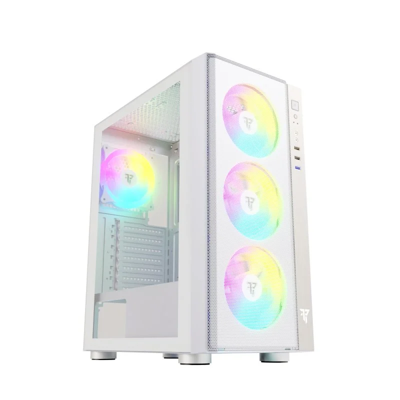Detalle 2 de Tempest Umbra RGB Torre ATX blanca 🖥