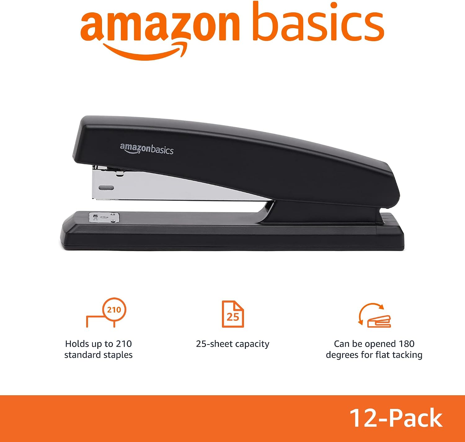 Detalle 2 de Amazon Basics 25-Sheet Desk Stapler with 1000 Staples