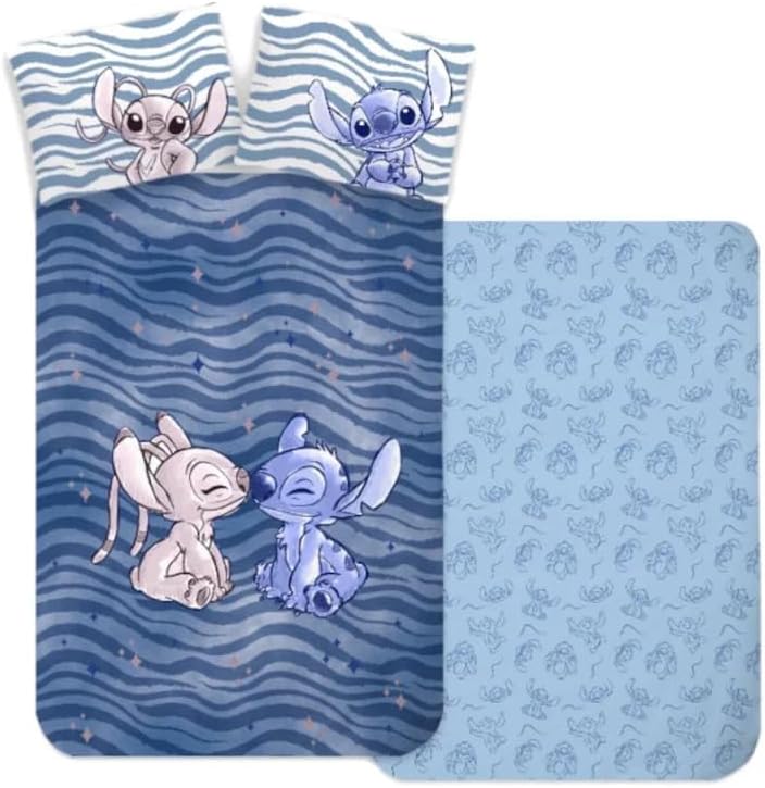 Detalle de BrandMac Lilo5494-CBQ babydekbedovertrek Stitch & Angel, 100 x 135 cm