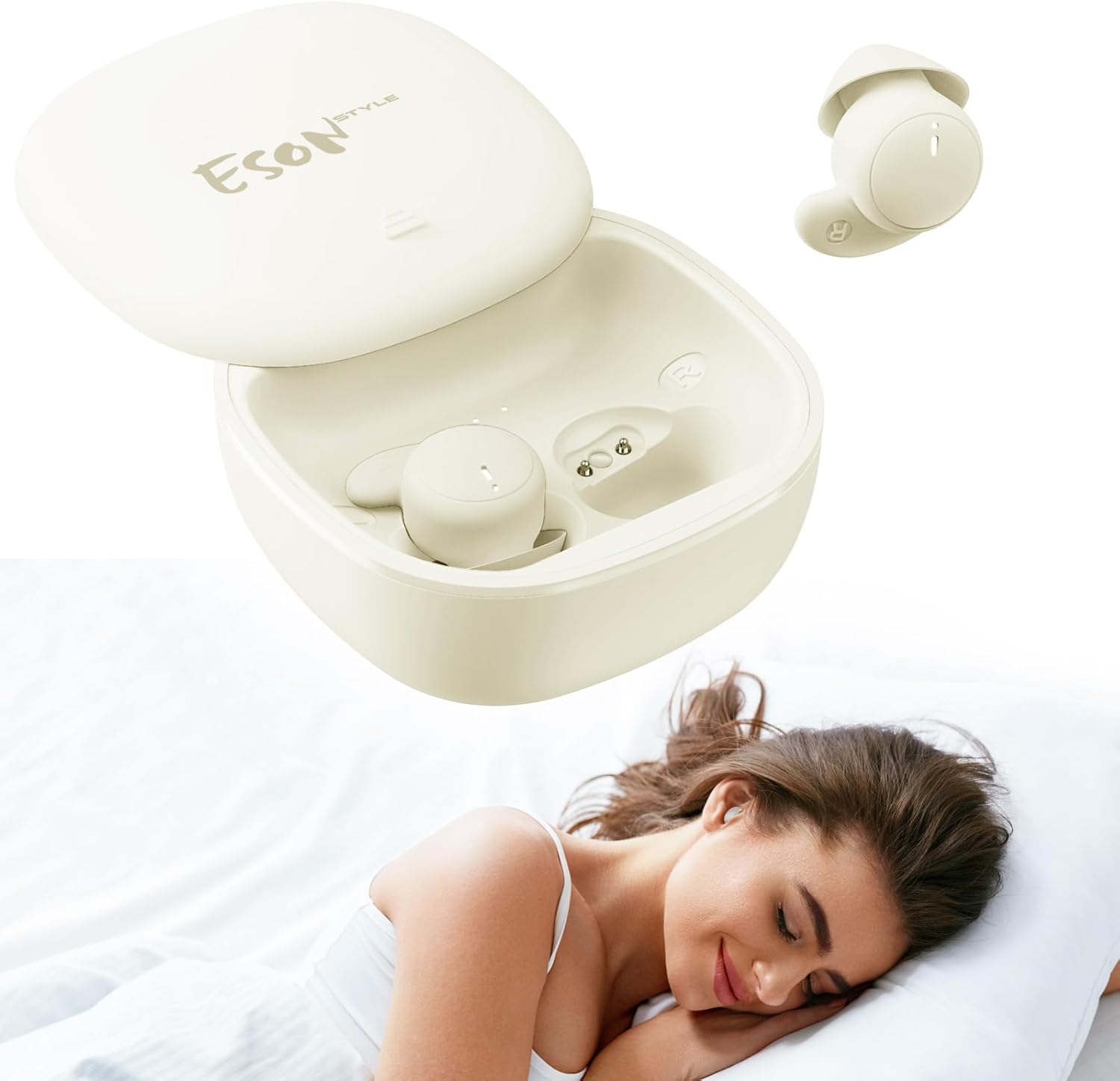 esonstyle Invisible Sleep Headphones: Comfortable Sleep Earbuds for Side Sleepers