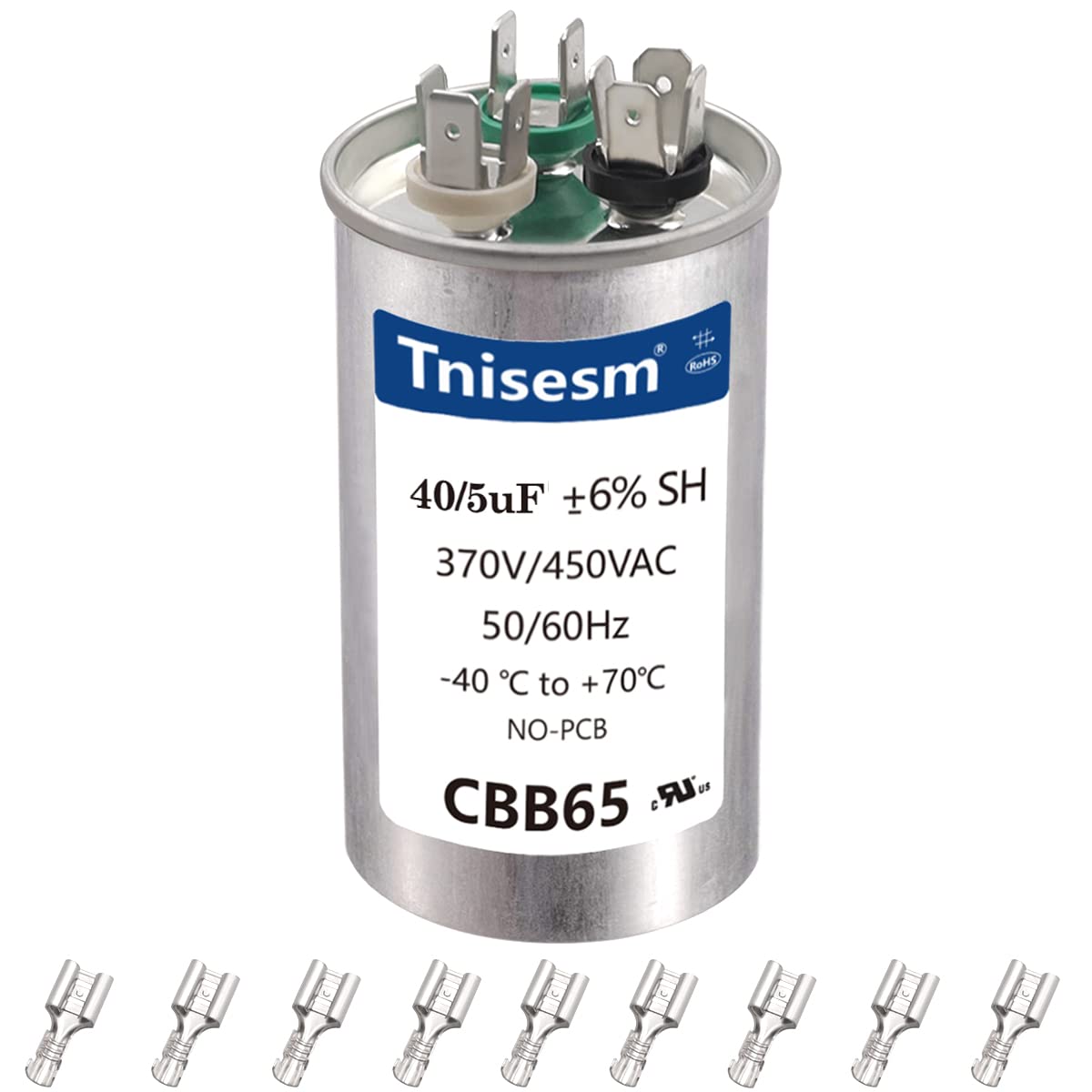 Thumbnail 6 de Tnisesm dual run capacitor 45+5 uF