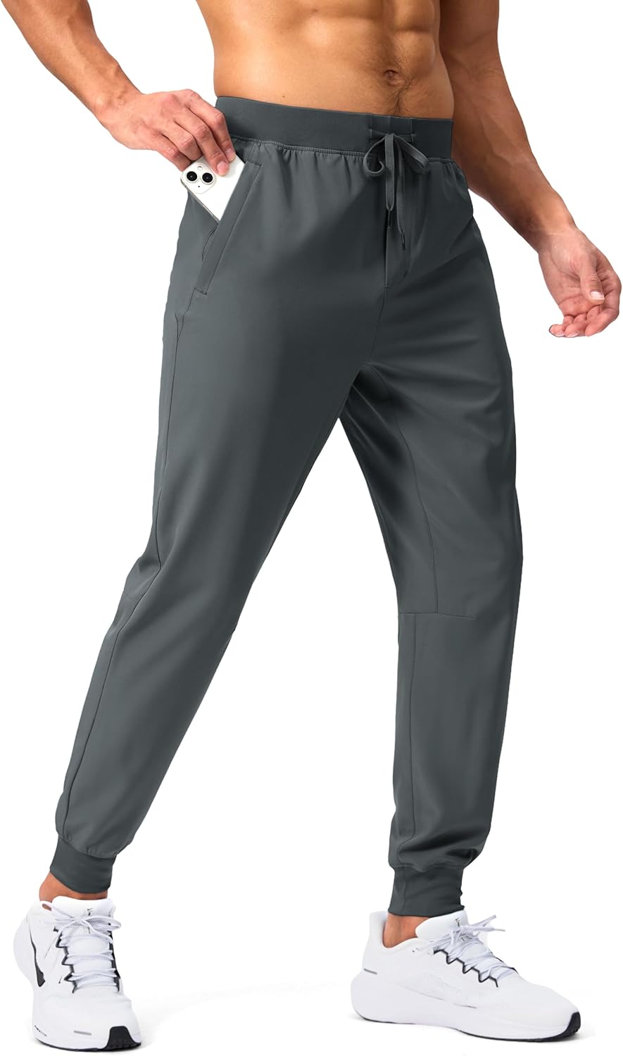 Thumbnail 6 de Pudolla Men's Lightweight Zipper Pocket Joggers