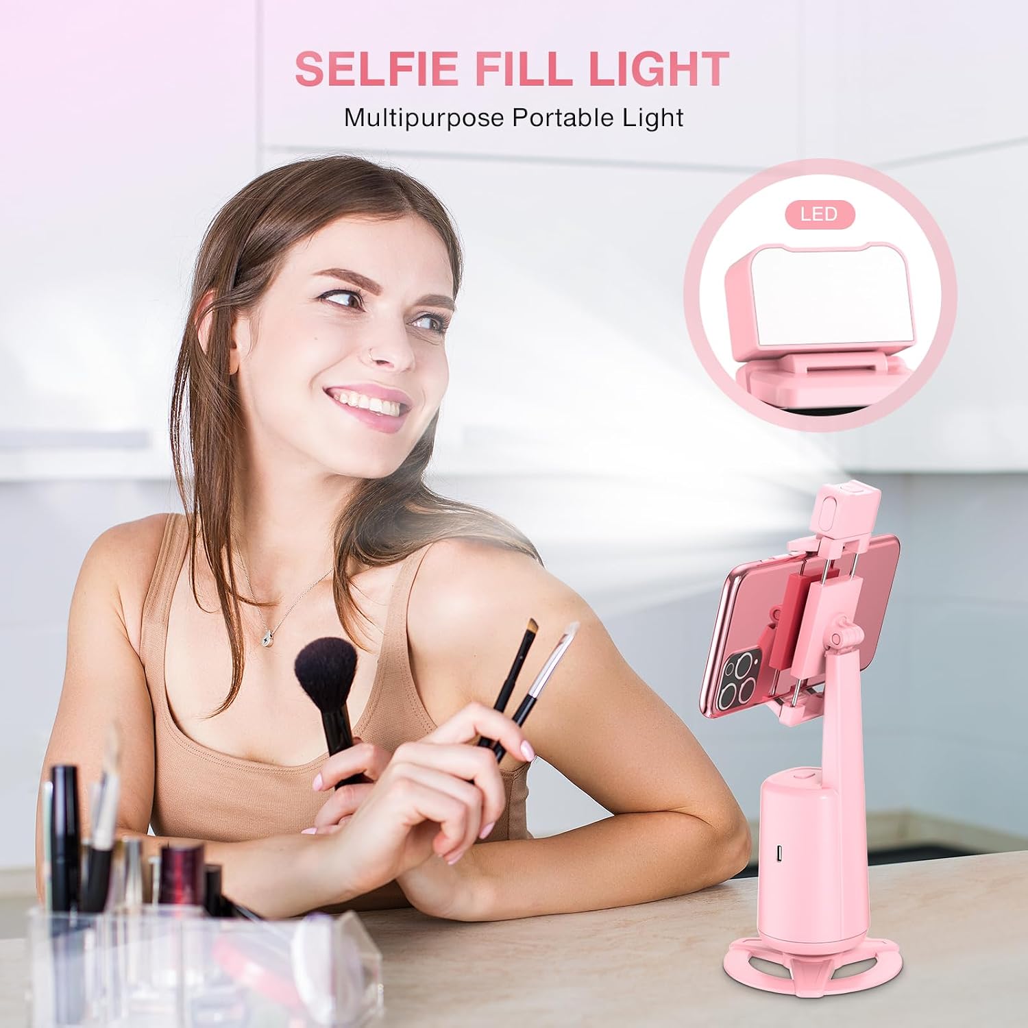 Thumbnail 6 de Jiangler Auto Face Tracking Tripod 360° Rotating Stand
