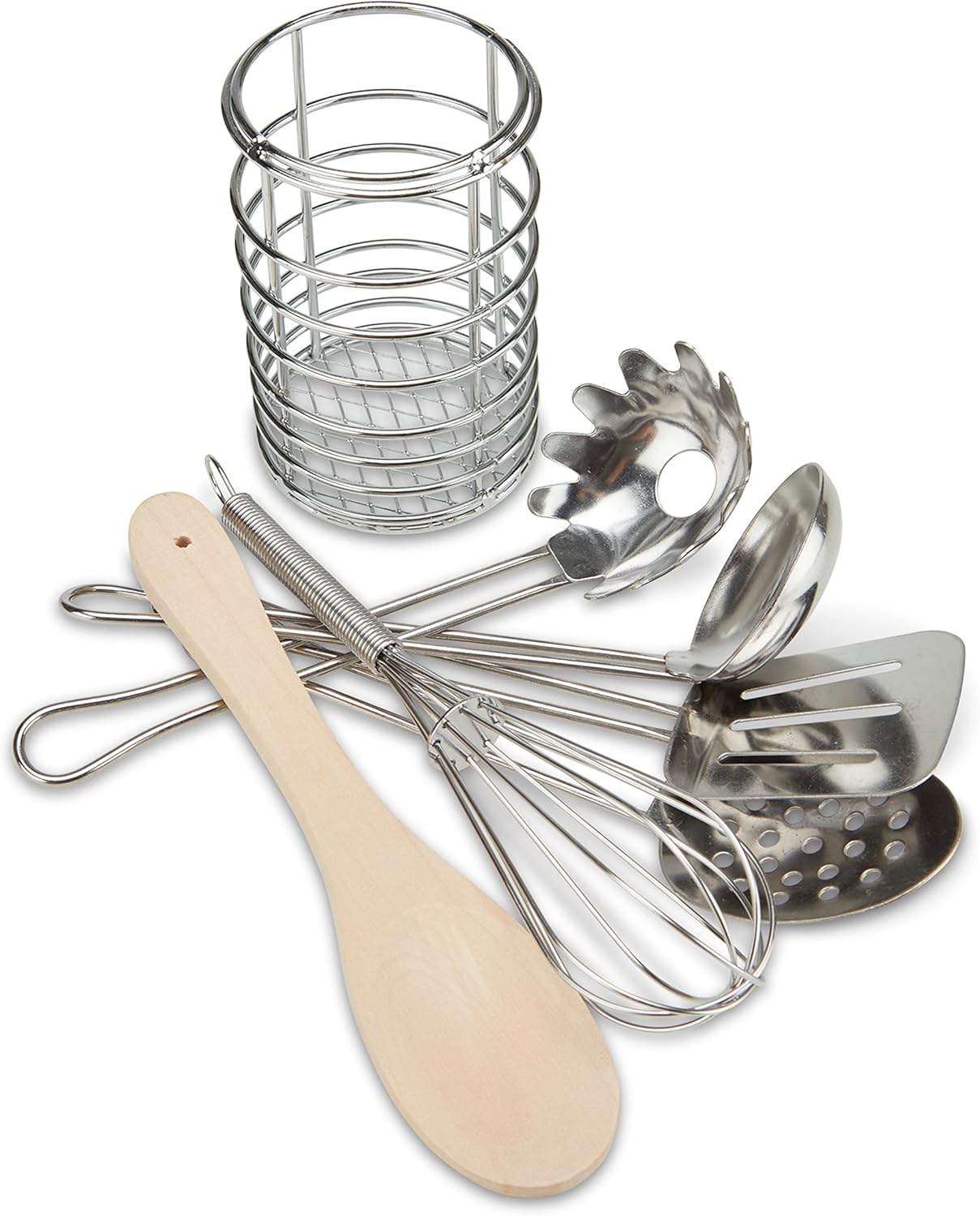 Detalle 2 de Melissa & Doug Stir & Serve 7-piece utensils