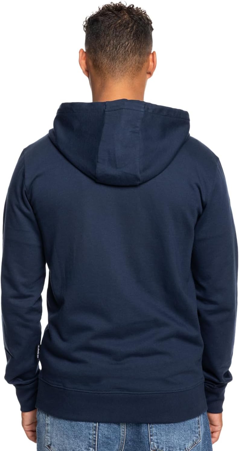 Detalle 2 de Quiksilver Keller Block Zip Sweatshirt Homme — Lot de 1, zip intégral et capuche, coupe Regular