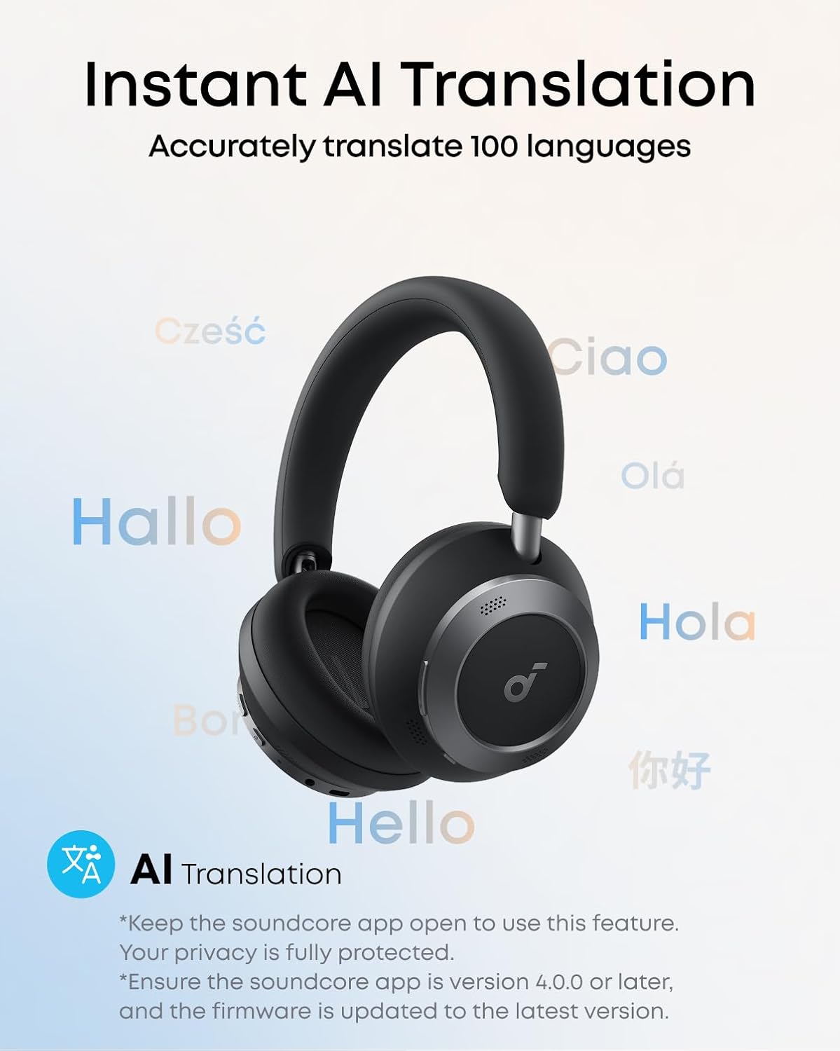 Thumbnail 5 de Anker soundcore Space One Pro 60H headphones