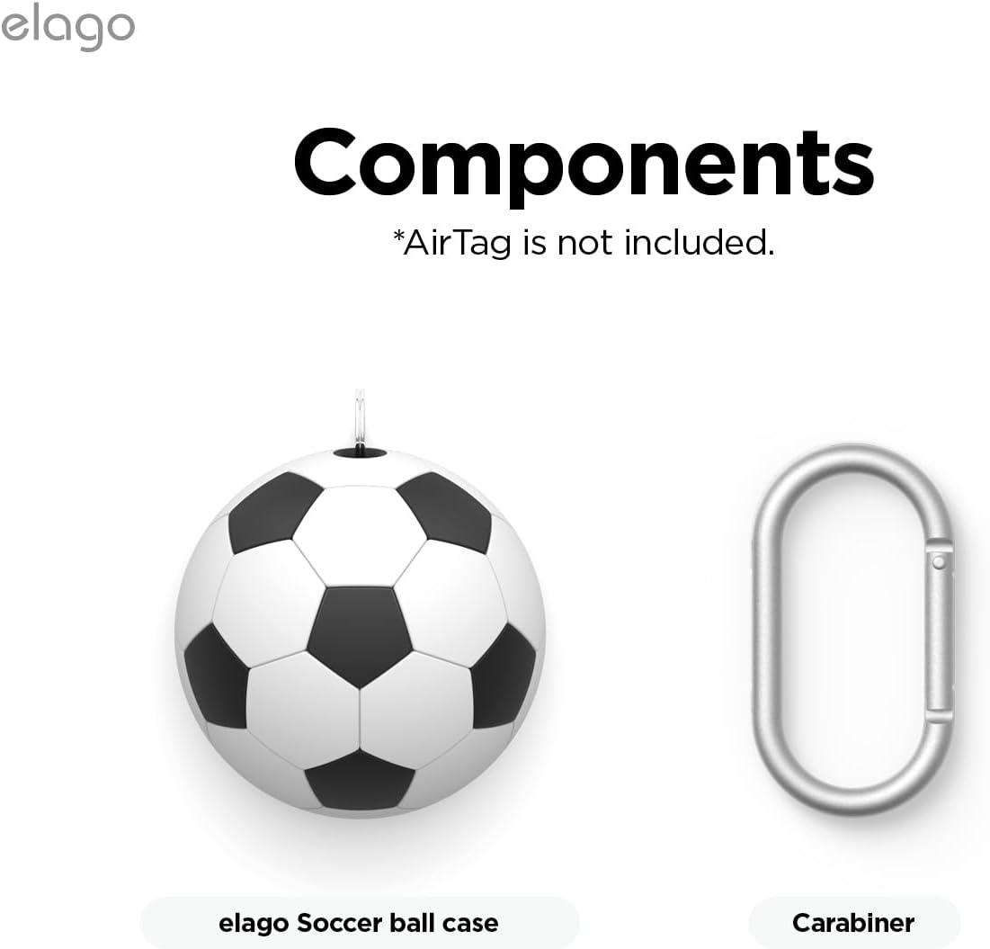 Thumbnail 6 de elago Coque Série Ball en silicone pour Apple AirTag (2e et 1re génération) – étui porte-clés antichoc