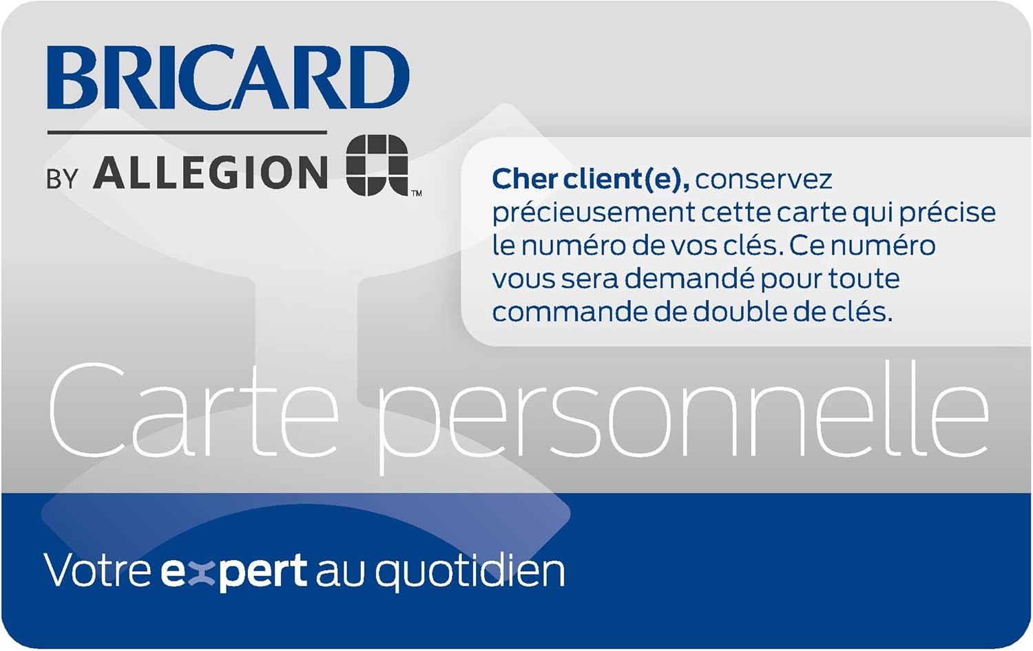 Thumbnail 2 de Bricard serrure à clé 15105 CYLINDRE A6, 30+30 débrayable nickelé – 5 clés réversibles, garantie 10 ans