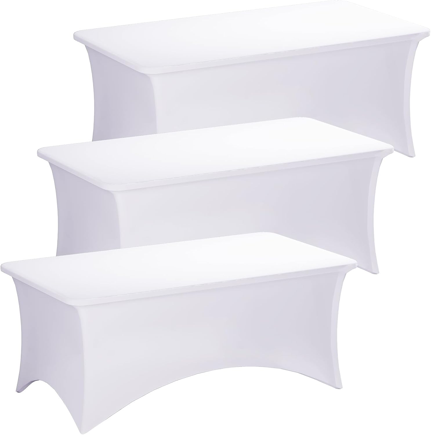 Detalle de Fixwal Stretch Tablecloth 3 Pack, 8 ft