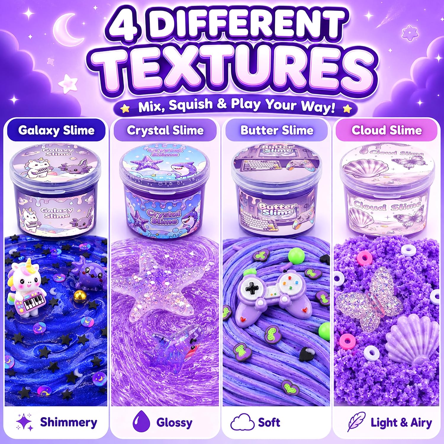 Detalle 2 de Purple Slime Kit 4-Pack