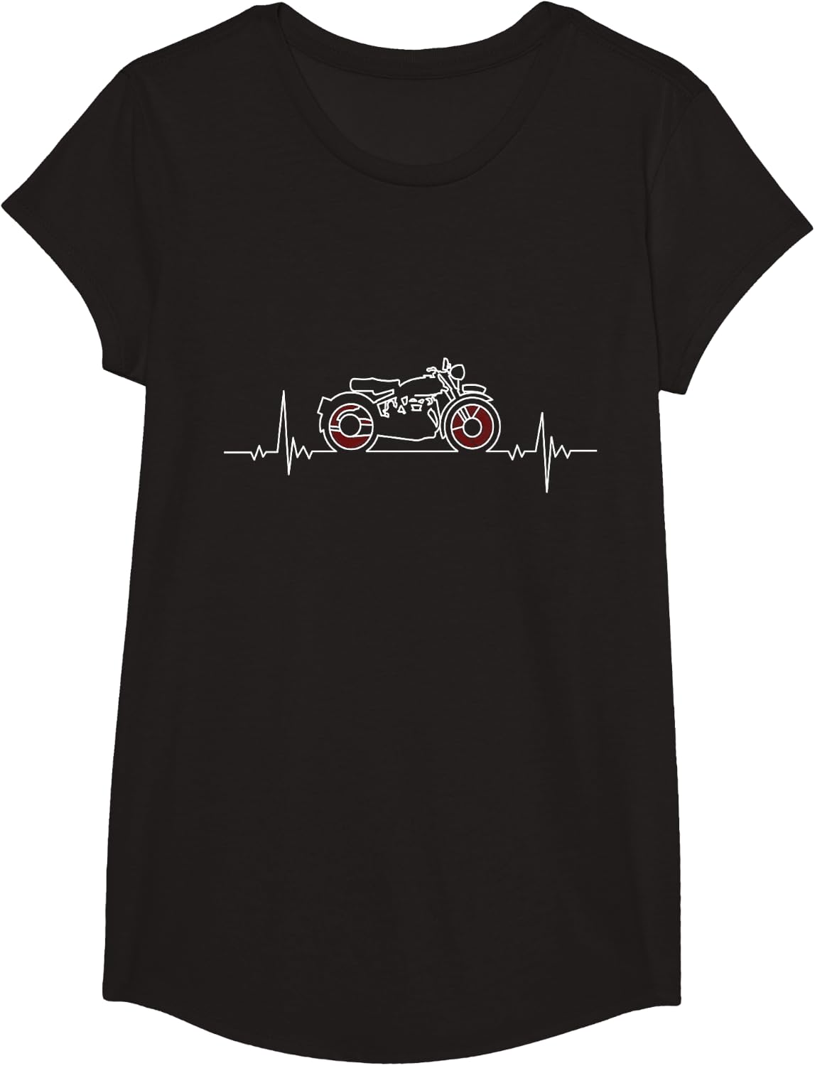 Thumbnail 5 de Retro Moto Heartbeat T‑Shirt Motard