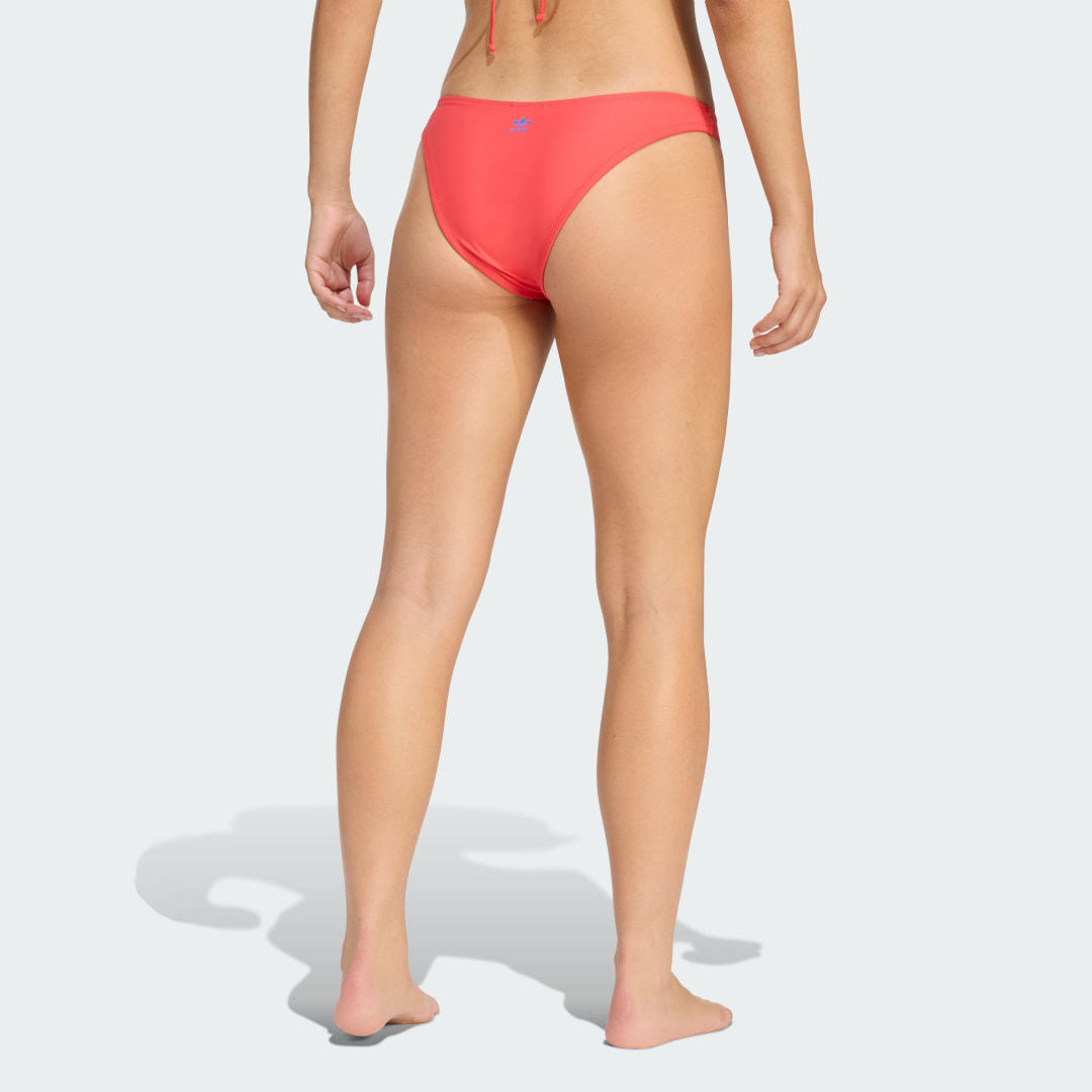Detalle 2 de Braguita de bikini Adicolor de Adidas – Rojo