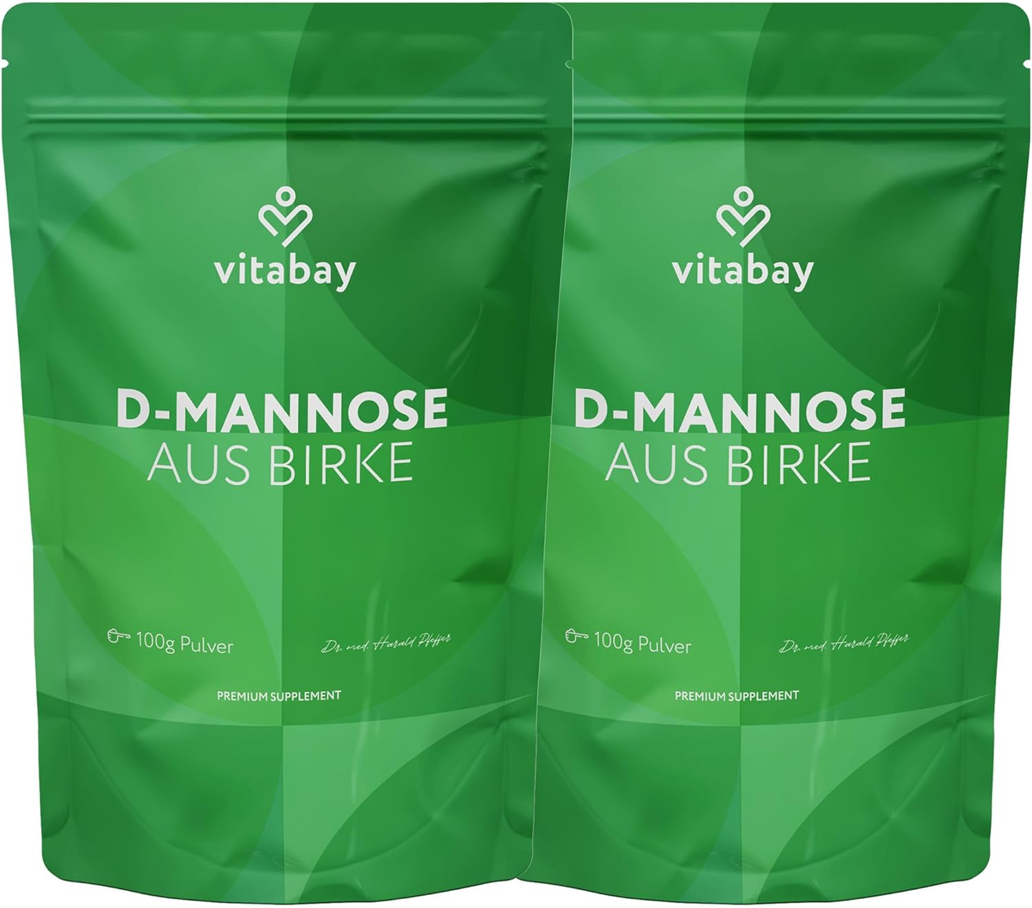 Detalle 2 de Vitabay D-Mannose Pulver aus Birke – 200 g vegan, laborgeprüft und frei von Zusatzstoffen