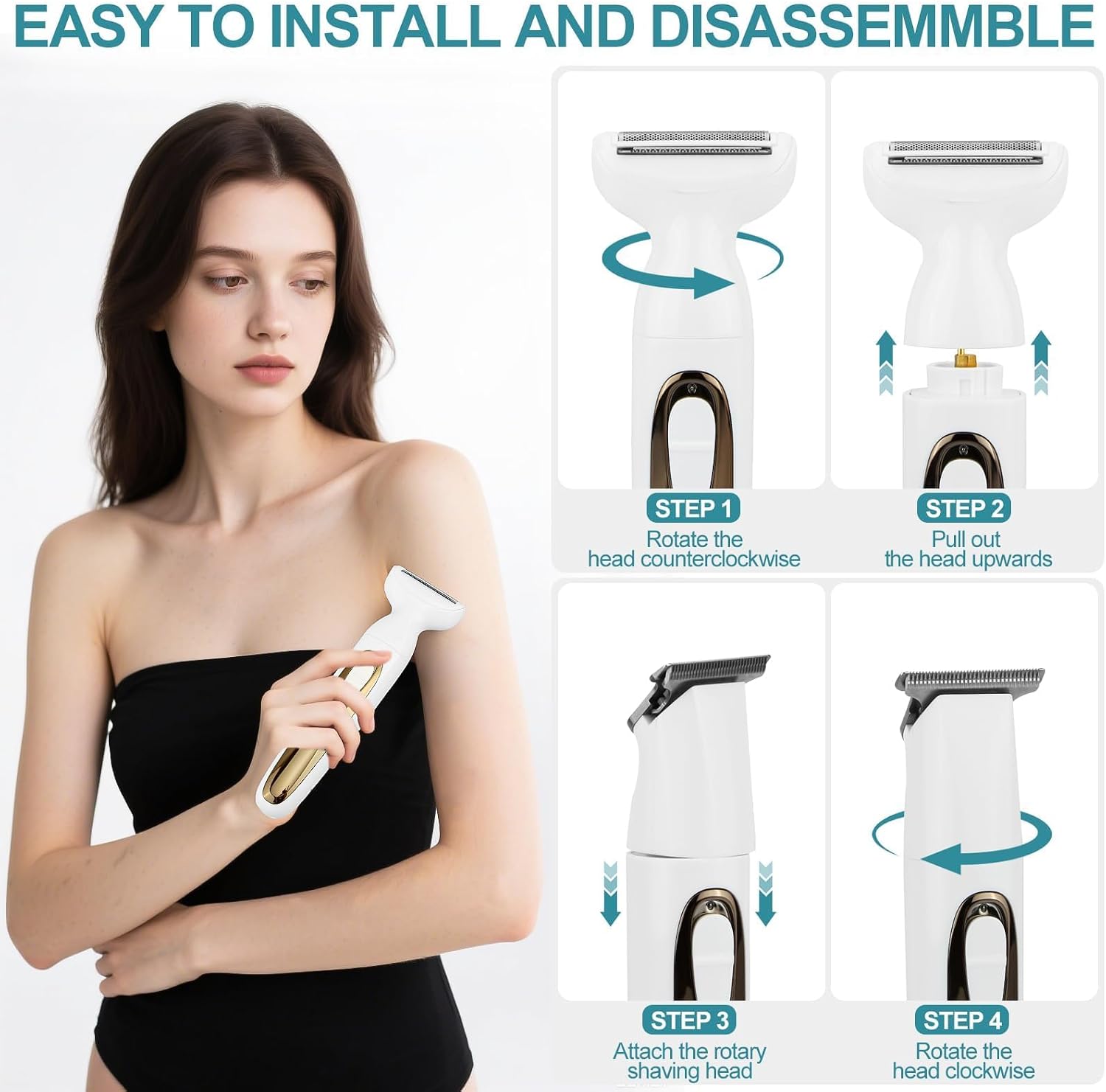 Thumbnail 5 de Hoxida Bikini Trimmer 4 in 1