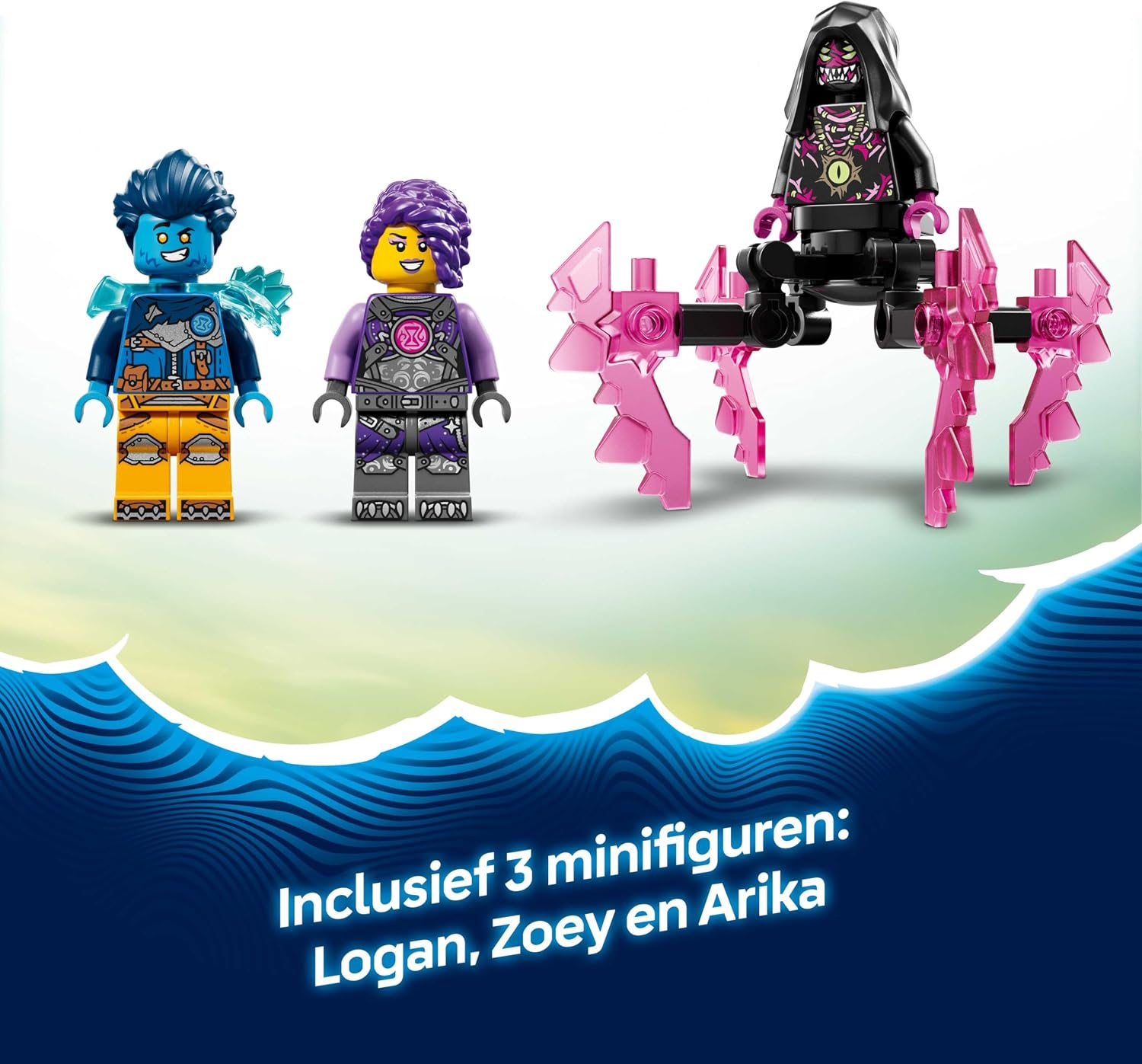 Detalle 2 de LEGO DREAMZzz 71512 Krokodilonderzeeër, om te bouwen tot arendonderzeeër
